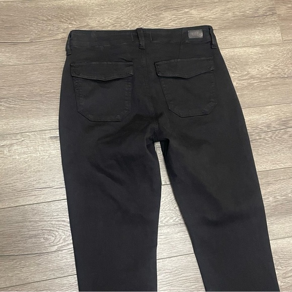 PAIGE Women's Mayslie Jogger Black Zip Ankle Pants Y2K Trendy Sz 28 - Picture 11 of 11